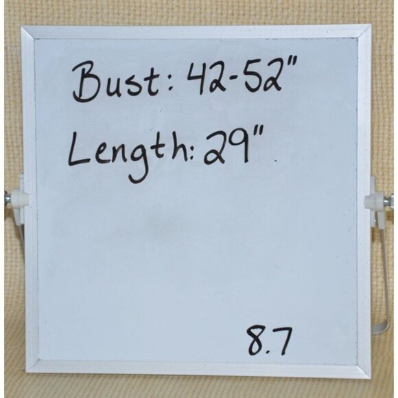 Jaclyn Smith Blouse Top Blue White Polka Dot Size L 3/4 Sleeve Career Casual - Picture 10 of 10